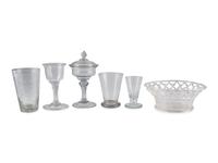 Six Blown Glass Vessels