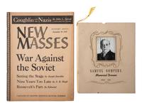 [LABOR]. A group of ephemera and pamphlets related to the labor movements of the late 19th and early 20th centuries, including an autograph letter signed by Annie LePorte DIGGS.