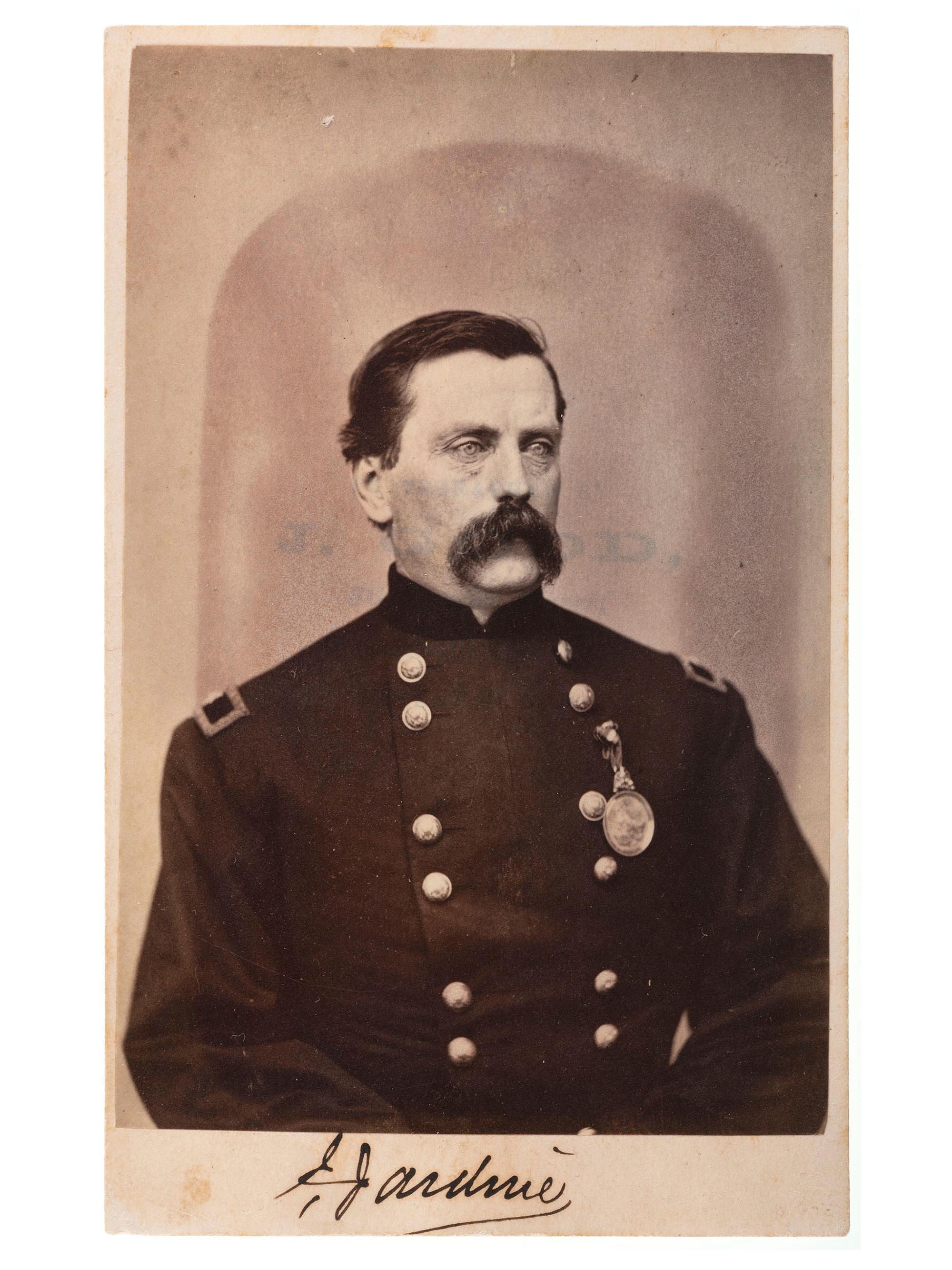 [HAWKINS' ZOUAVES] - [JARDINE, EDWARD (1828-1893)]. Photographs and personal items attributed to Brevet Brigadier General Edward Jardine, 9th New York Infantry Regiment, comprising: