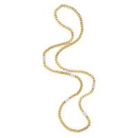 Yellow Gold and Diamond Chain Necklace