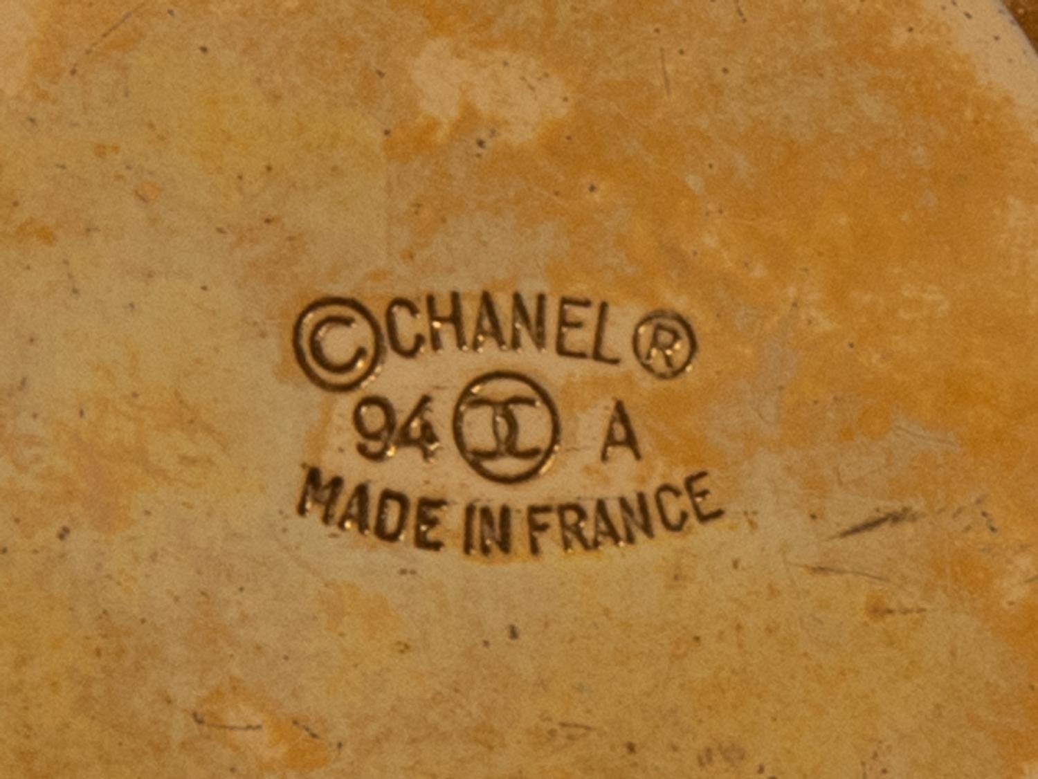 Chanel Gold-Plated Wheat Brooch, 1994