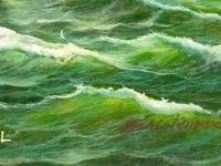 Sailboats at Sea (two works)