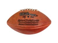 A 1992 Chicago Bears vs. Pittsburgh Steelers Game Ball Presented to Mike Ditka (Mike Singletary's Final Home Game) Formerly Displayed at Mike Ditka's Restaurant