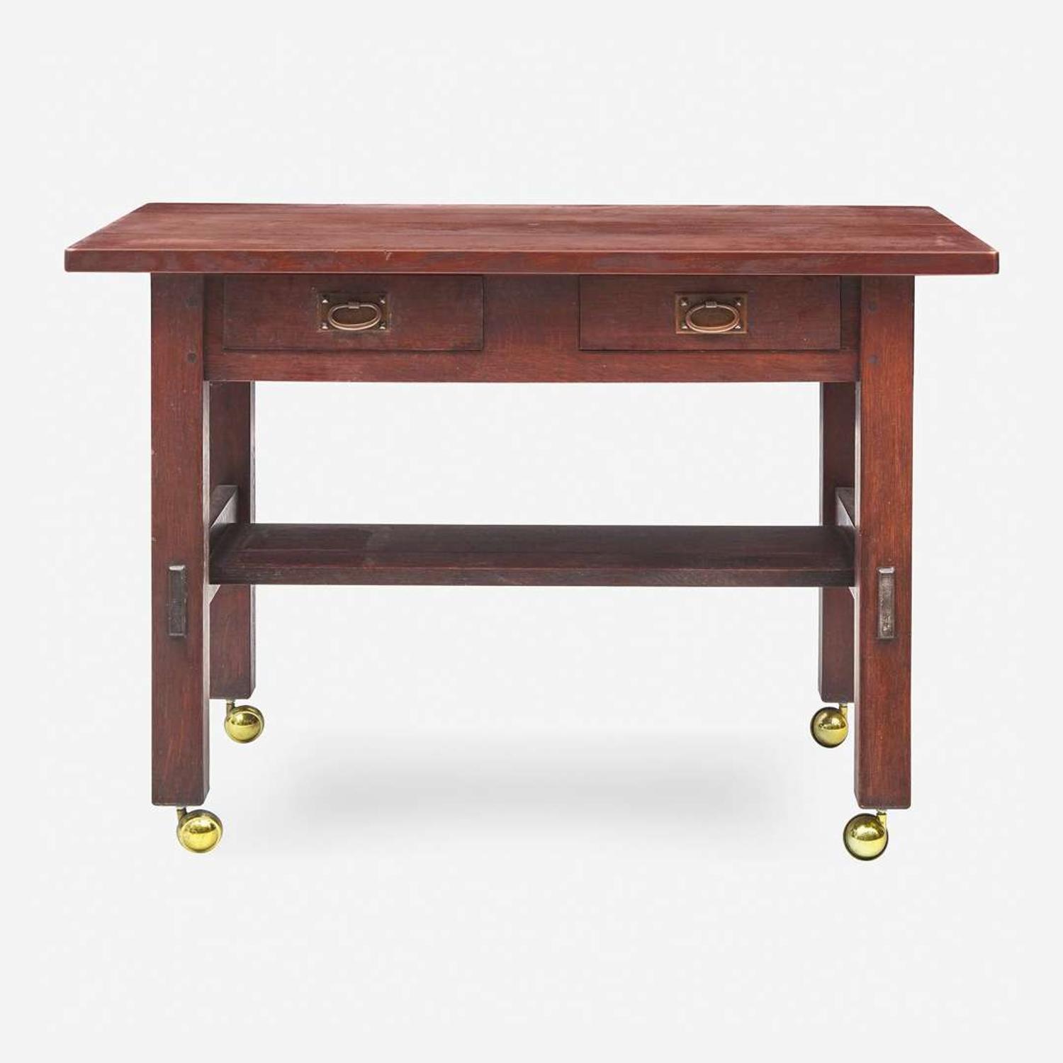 Gustav Stickley (American, 1858-1942) Desk, USA, circa 1902