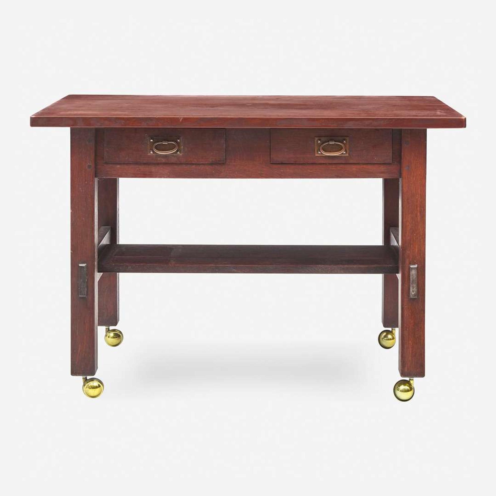 Gustav Stickley (American, 1858-1942) Desk, USA, circa 1902