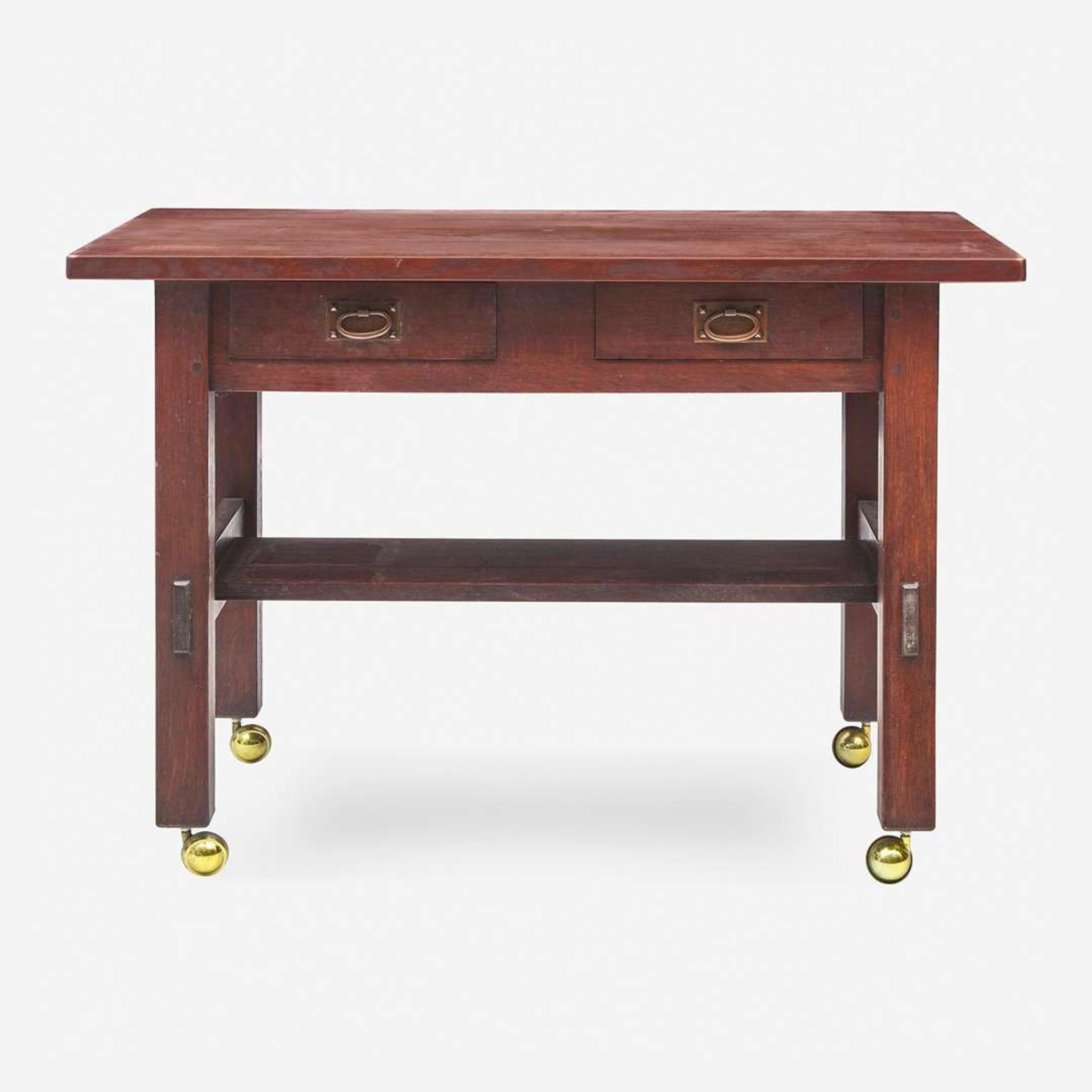 Gustav Stickley (American, 1858-1942) Desk, USA, circa 1902