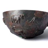 A Sumerian Copper Bowl with a Procession of Animals