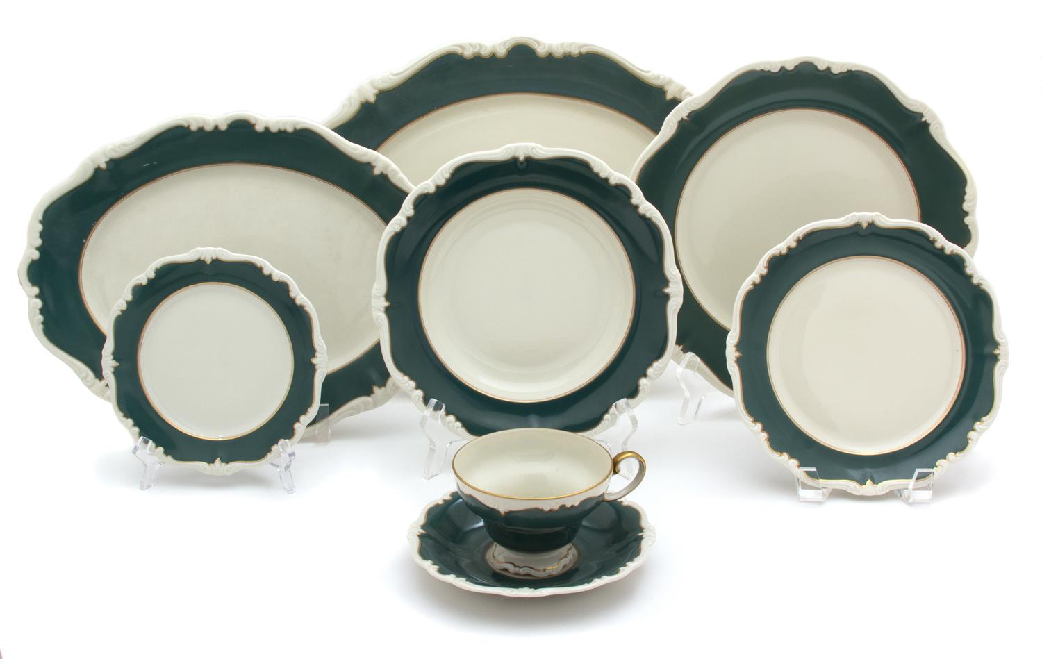 A Partial Rosenthal Poreclain Dinner Service Platter length 15 inches. — 20TH CENTURY