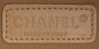 CHANEL, PERFORATED PATENT LEATHER HANDBAG