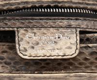 Christian Dior Gray Python Small Lady Dior Bag, 2009