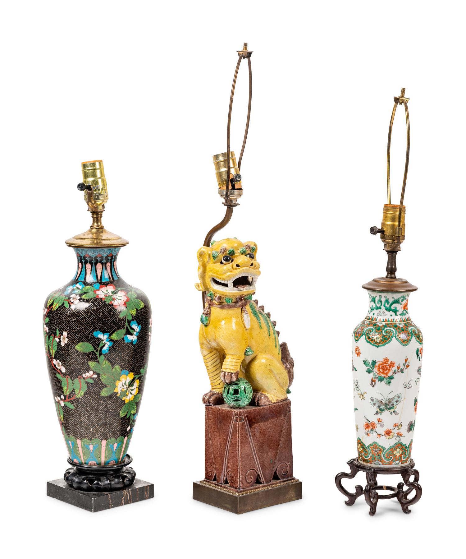Three Chinese Lamps