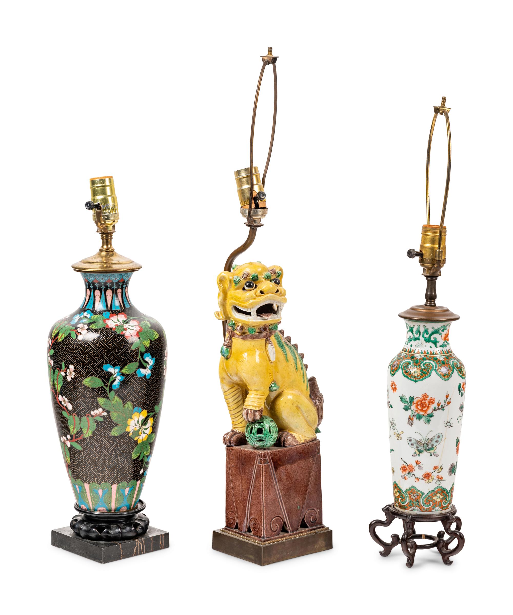 Three Chinese Lamps