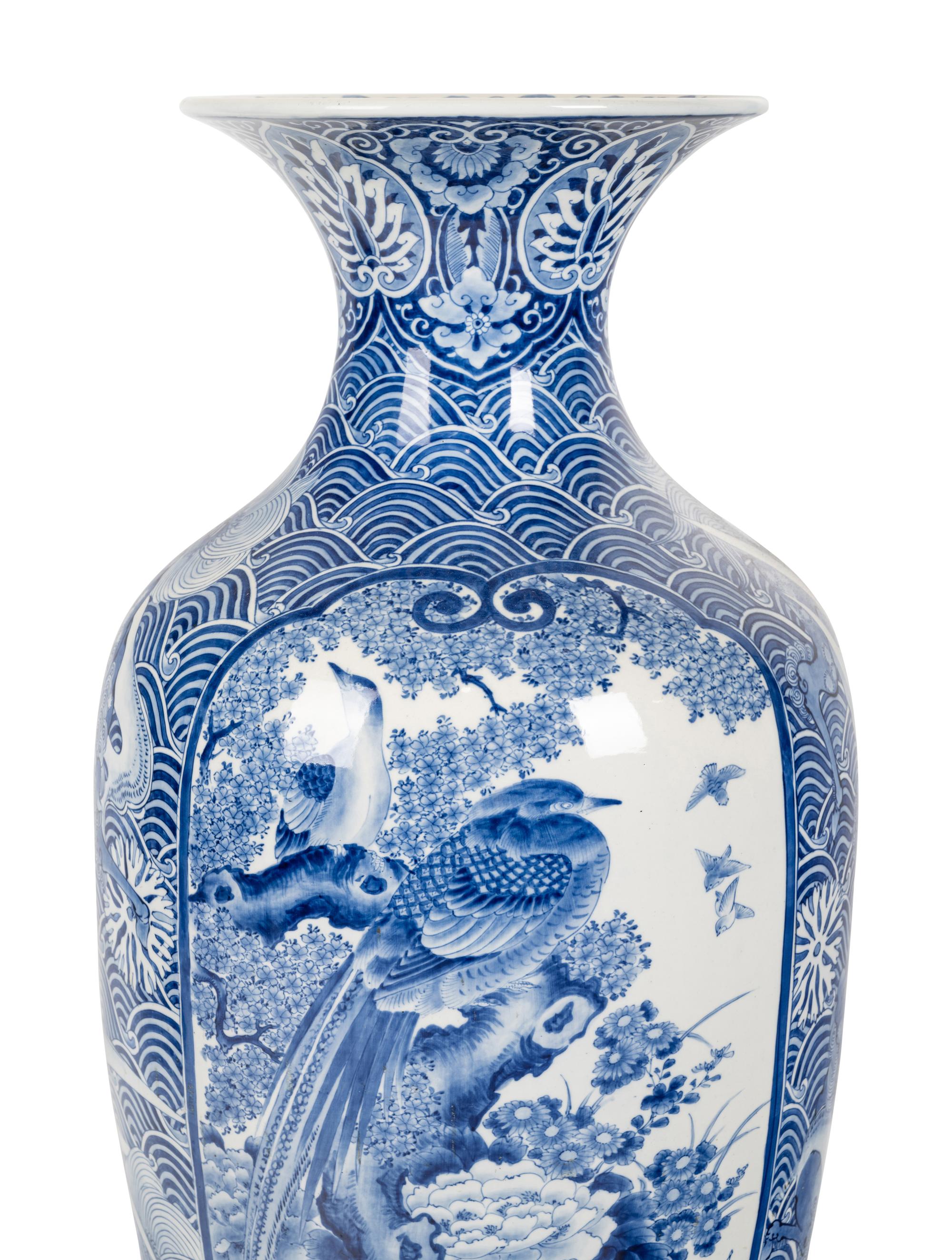 Two Large Japanese Porcelain Vessels
