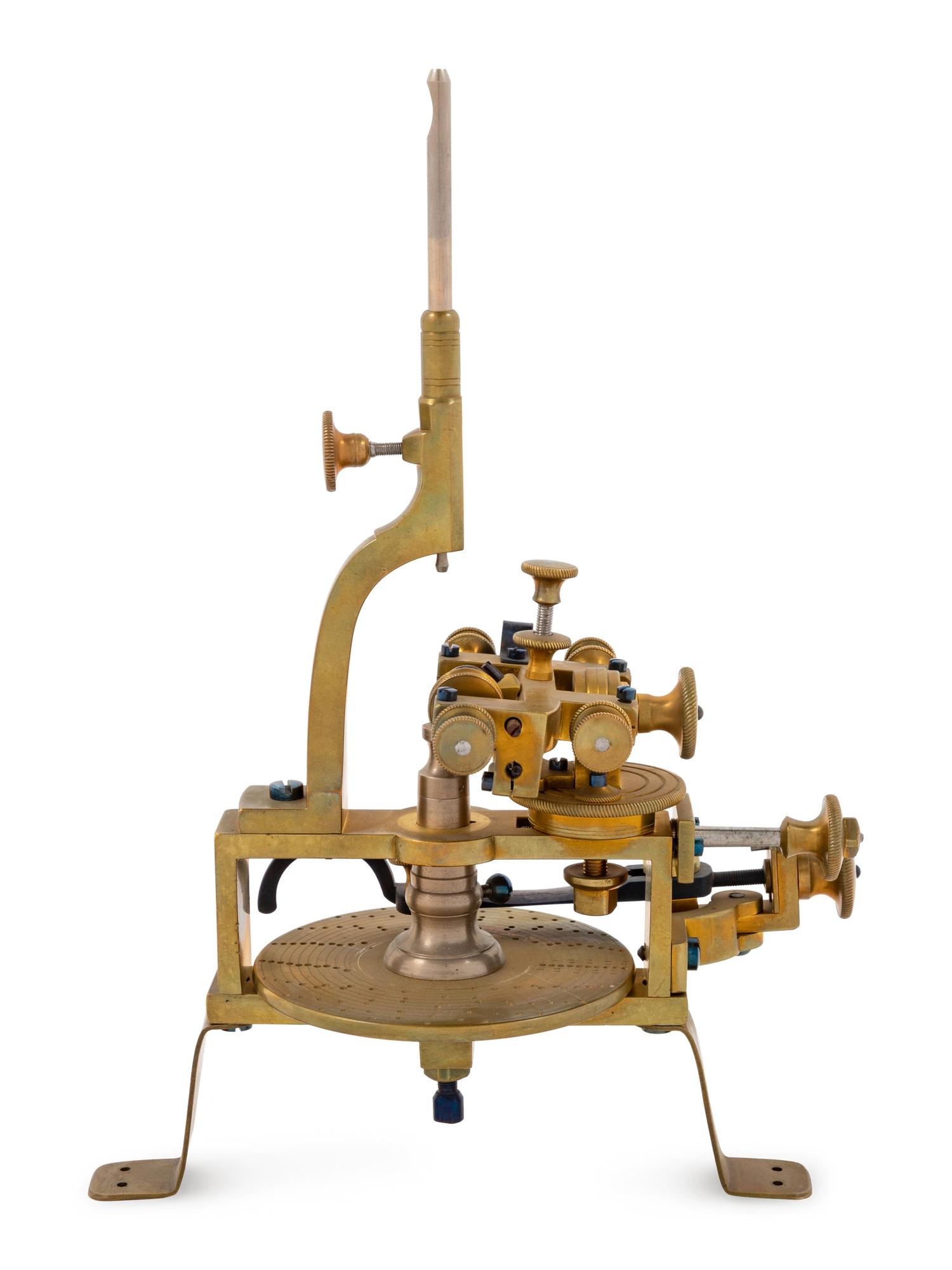 A Brass Watch Maker's Wheel Cutting Engine — Early 20th Century