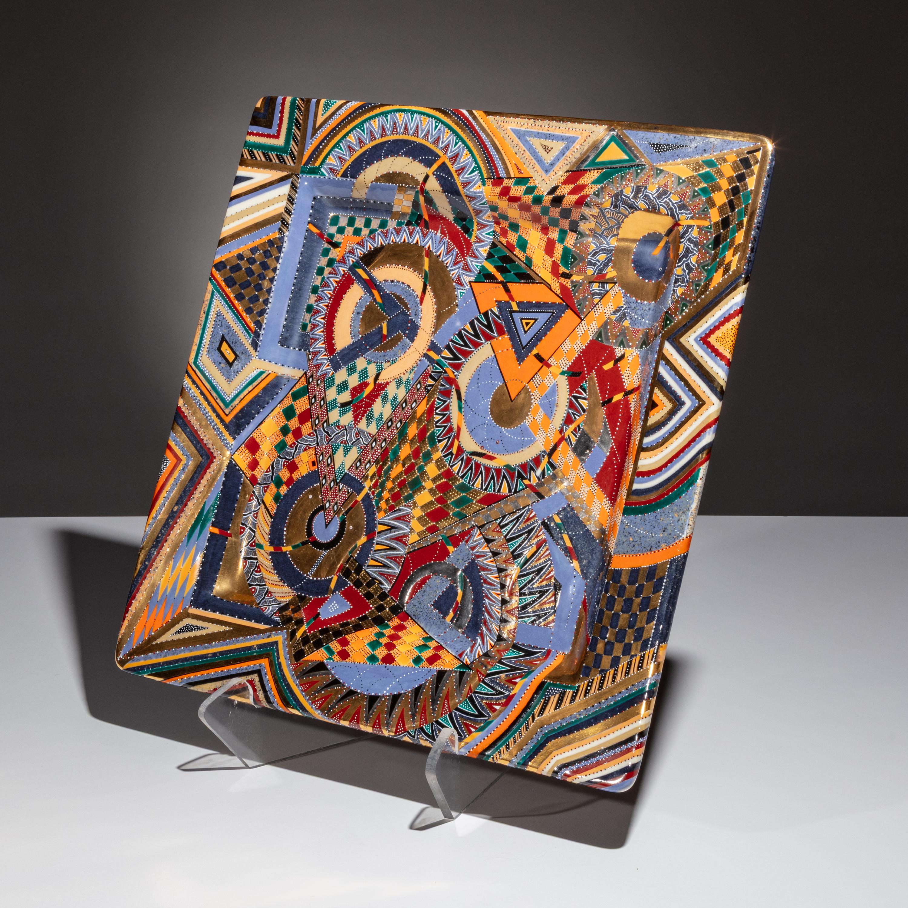 Ralph Bacerra (American, 1938–2008) — Ceramic Charger, 2004