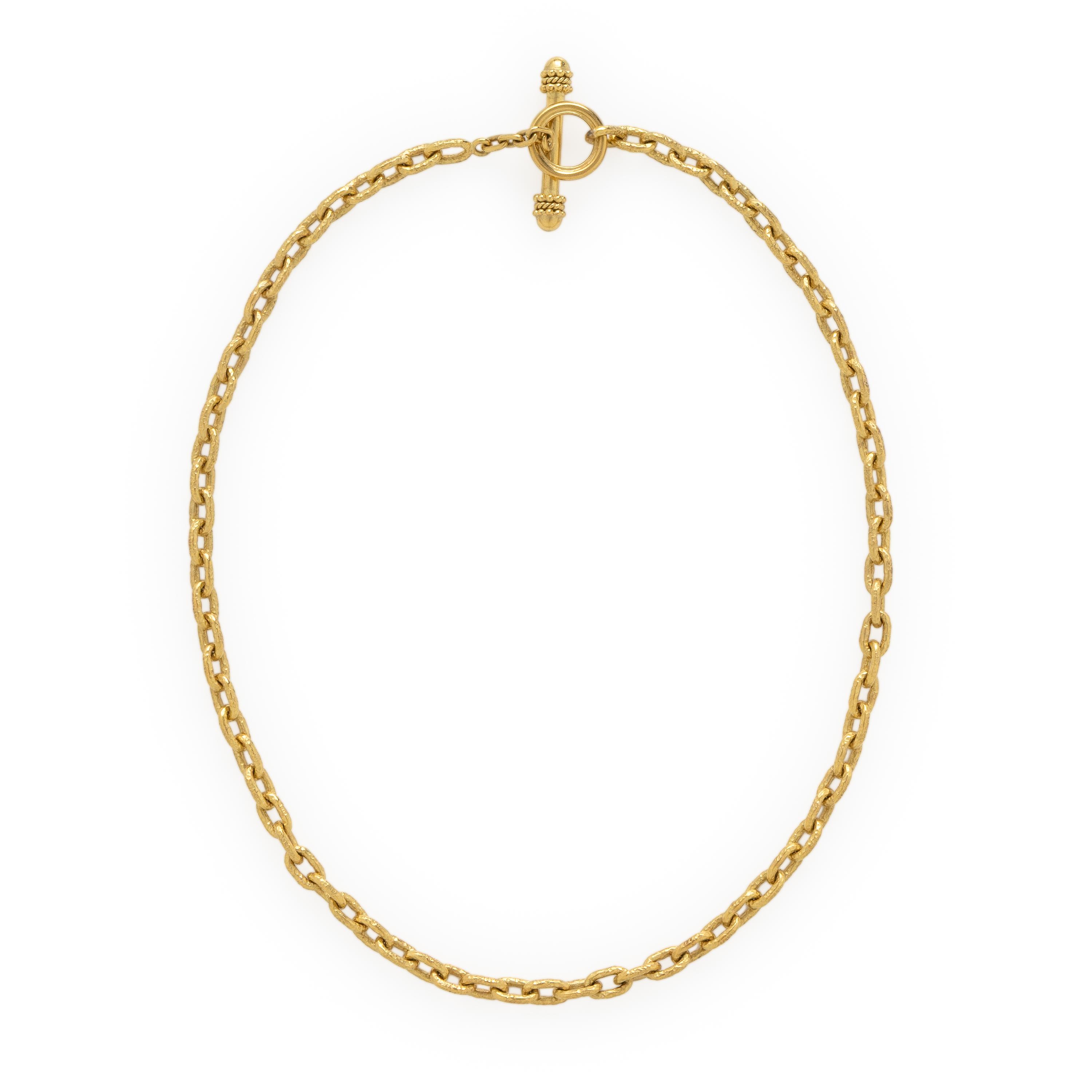 Elizabeth Locke, Yellow Gold Chain Necklace