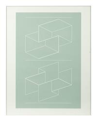 White Embossing on Gray: I-X (complete series)