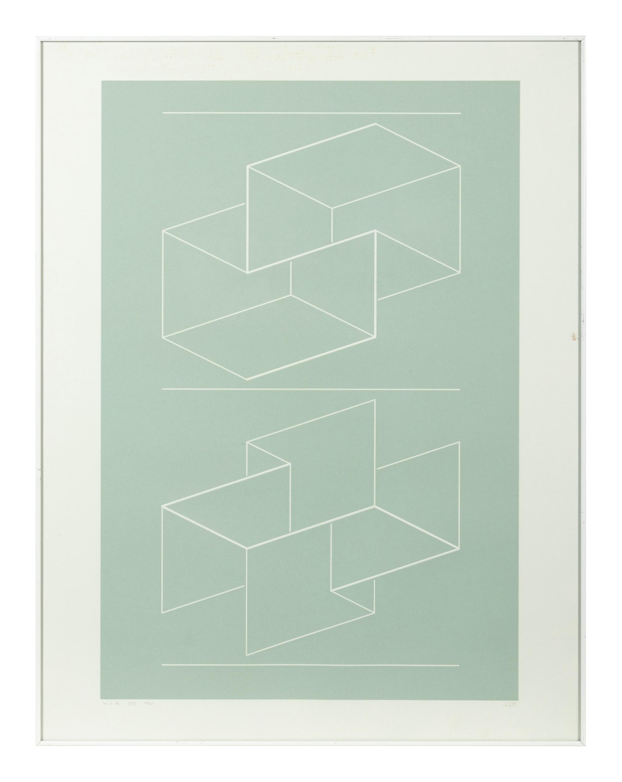 White Embossing on Gray: I-X (complete series)