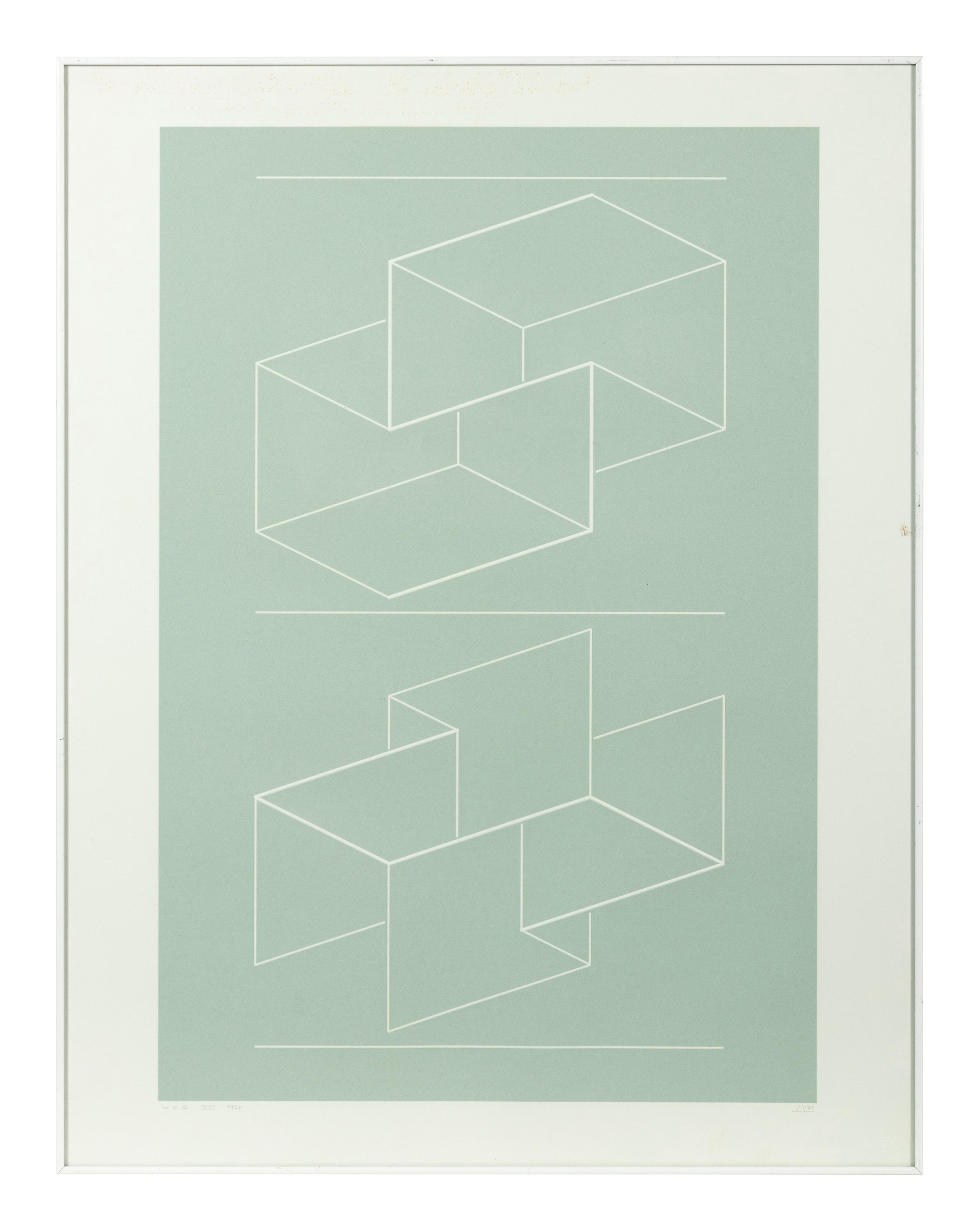 White Embossing on Gray: I-X (complete series)