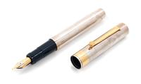 An Omas Guglielmo Marconi Limited Edition Silver Fountain Pen