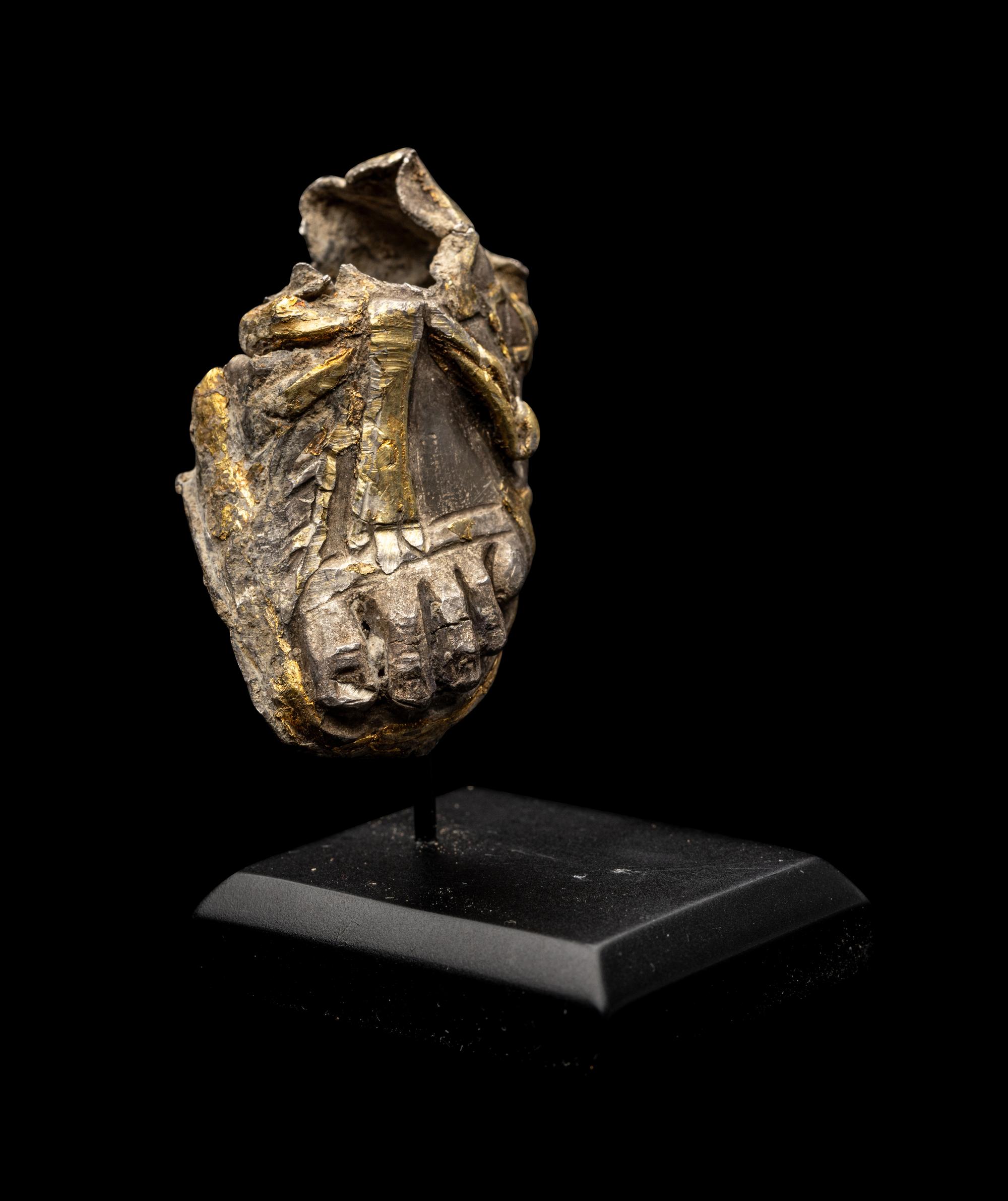 A Roman Gilt-Silver Foot