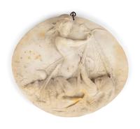 A Continental Marble Roundel — LATE 19TH CENTURY