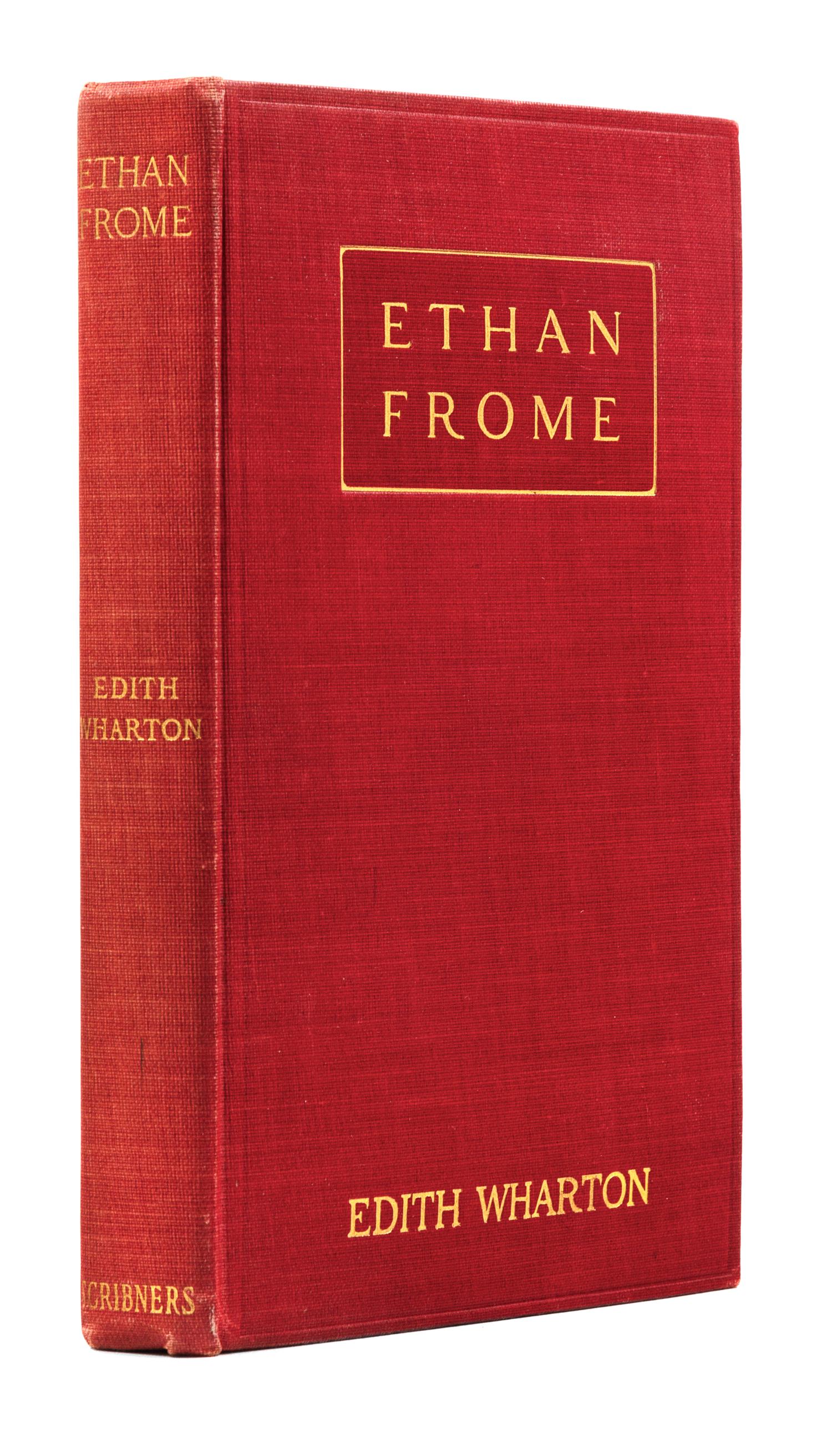 WHARTON, Edith (1862-1937). Ethan Frome. New York: Charles Scribner’s Sons, 1911.
