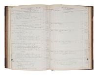 [US SUPREME COURT]. Blatchford family archive including documents, ledgers, photographs, and a silk menu signed by President Chester A. ARTHUR (1829-1886) and Supreme Court Justice Samuel Blatchford (1820-1893).