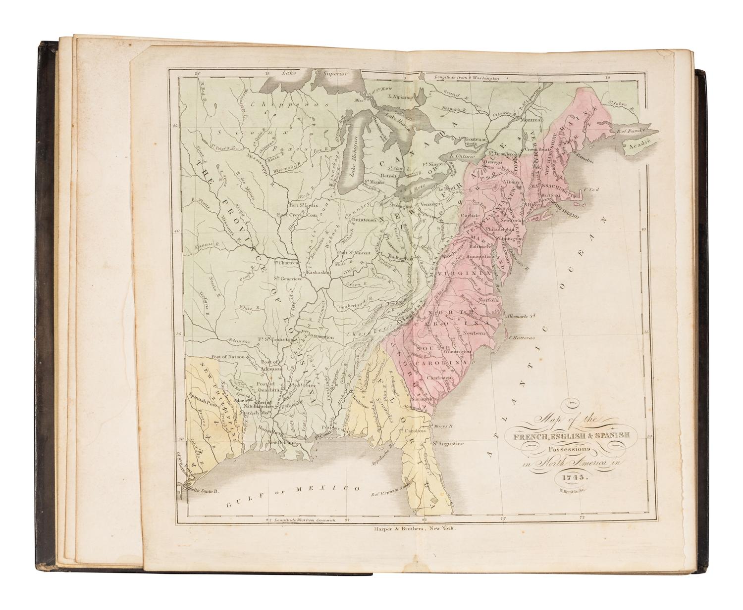 MONETTE, John W. (1803-1851). History of the Discovery and Settlement of the Valley of the Mississippi . New York: Harper & Brothers, 1846.