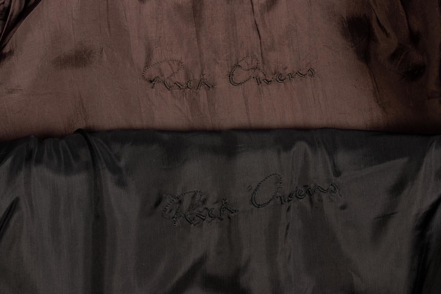 Two Rick Owens Jackets, 2007-08