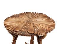 A Pair of Grotto Style Painted Side Tables