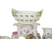 A Group of Rare Herend Porcelain Tea Service Items