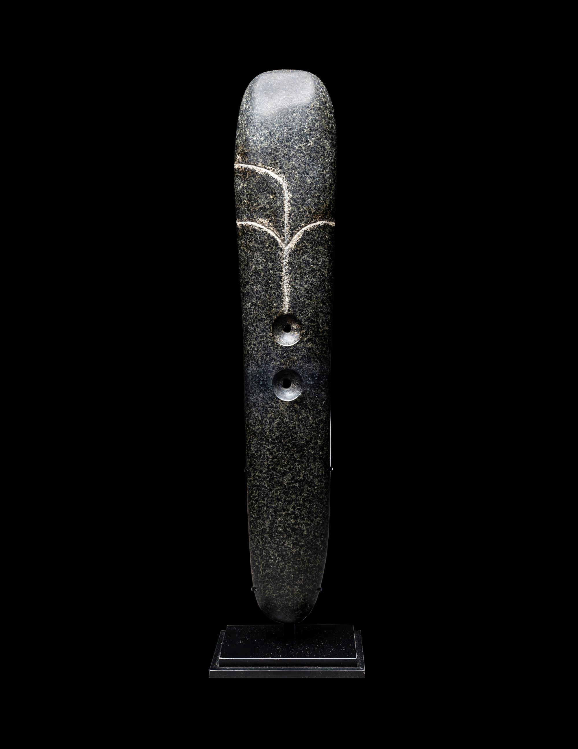 An Izapan Serpentine Engraved Celt