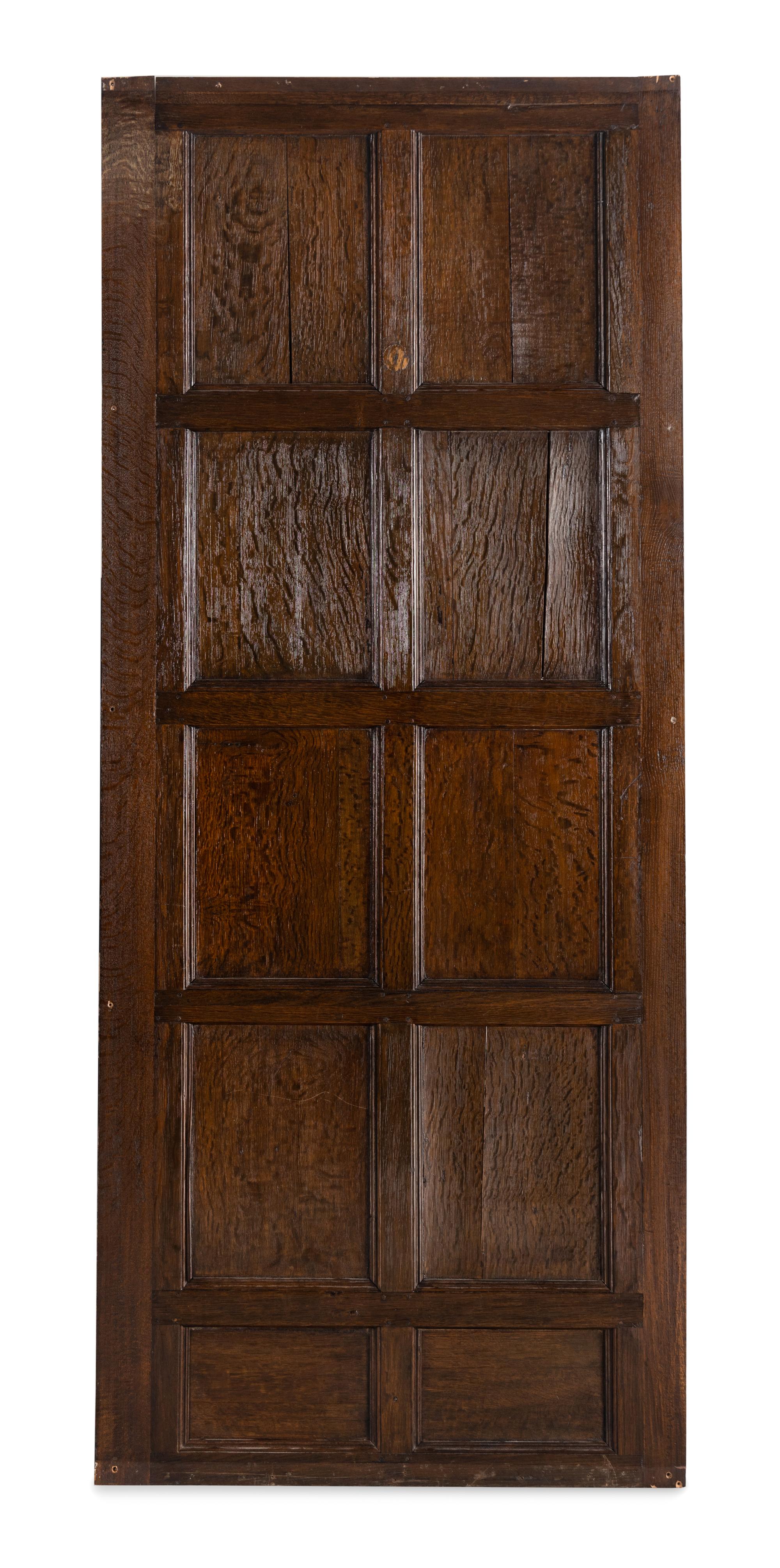 A Group of Elizabethan Oak Room Panels from Whitehall, Shrewsbury