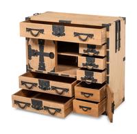 A Japanese Wood Tansu Chest