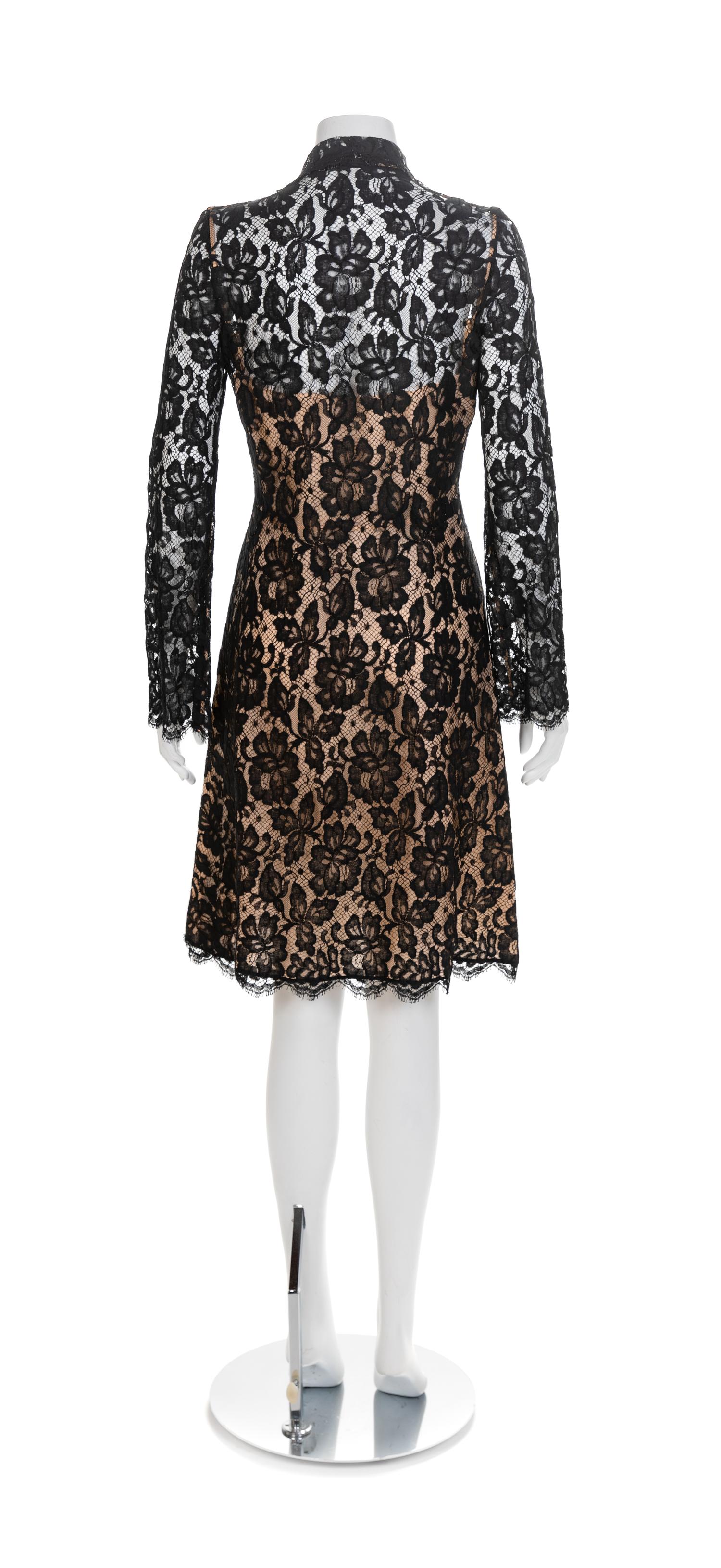 Sheer Black Lace Jacket, 2000s No size label