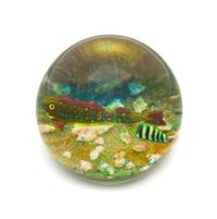Paul Ysart , (Spanish, 1904-1991), a green aventurine fish paperweight