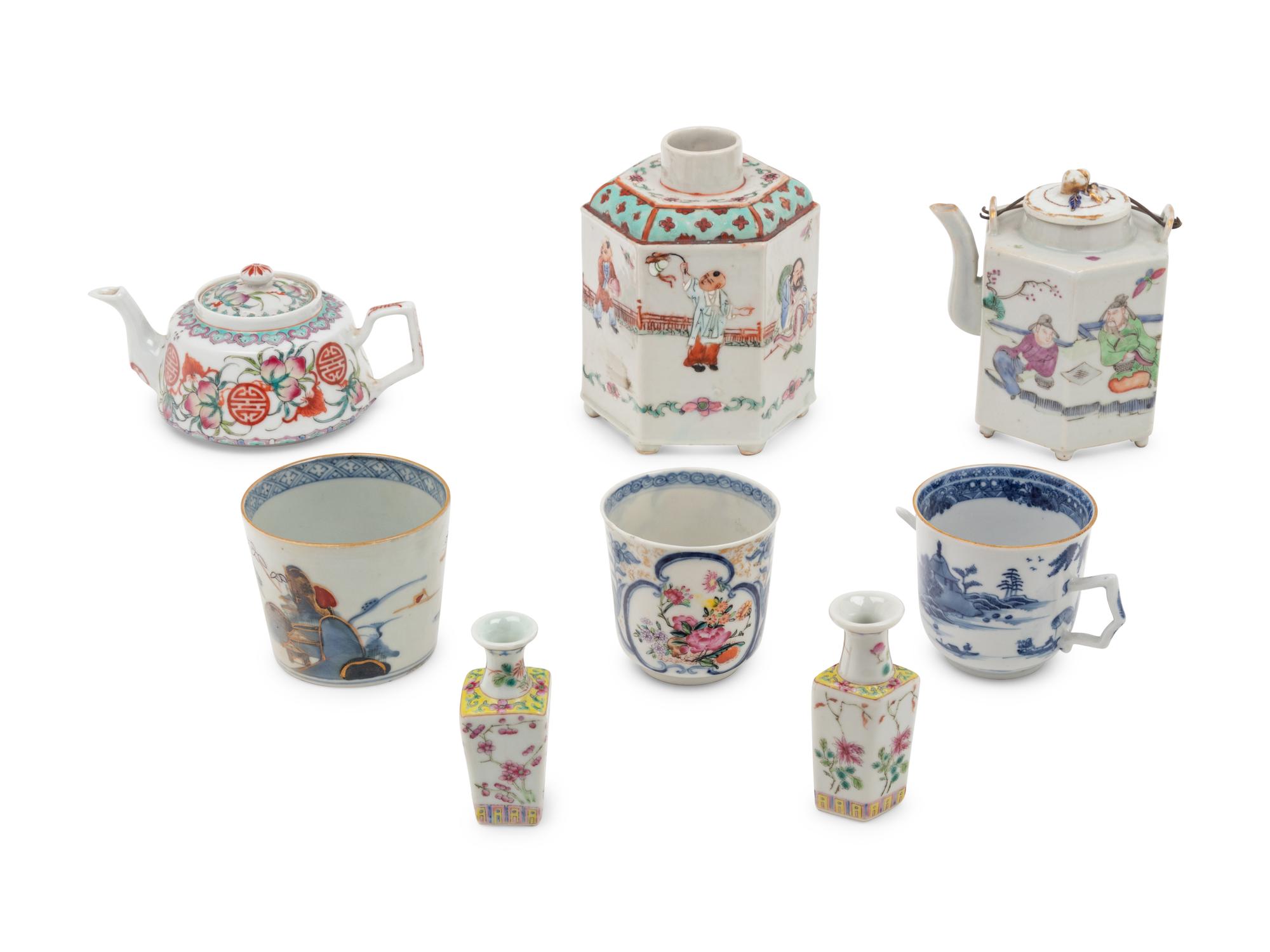 Eight Chinese Porcelain Wares