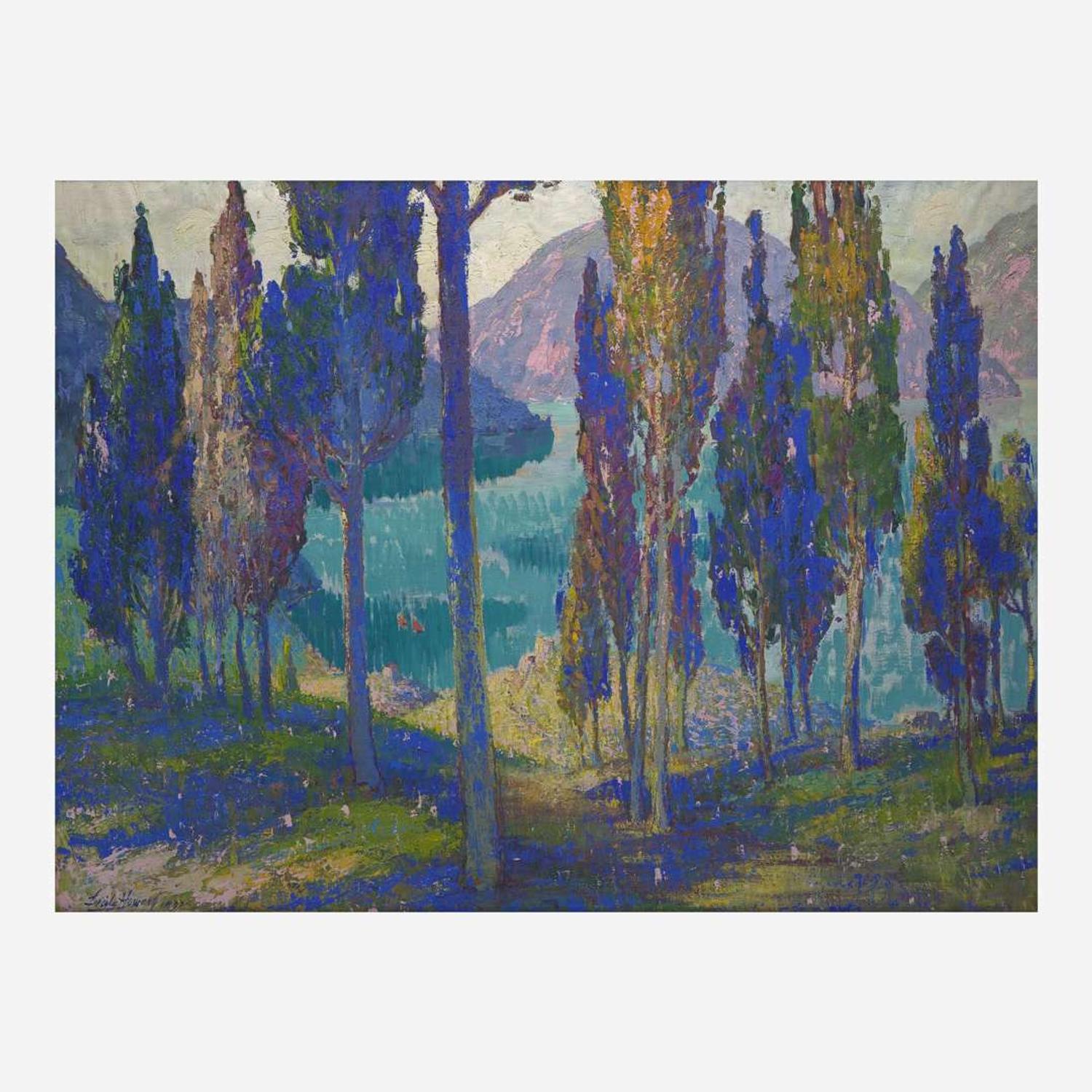 Edith Lucille Howard (American, 1885–1960) Cypresses of Garda, Italy