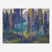 Edith Lucille Howard (American, 1885–1960) Cypresses of Garda, Italy