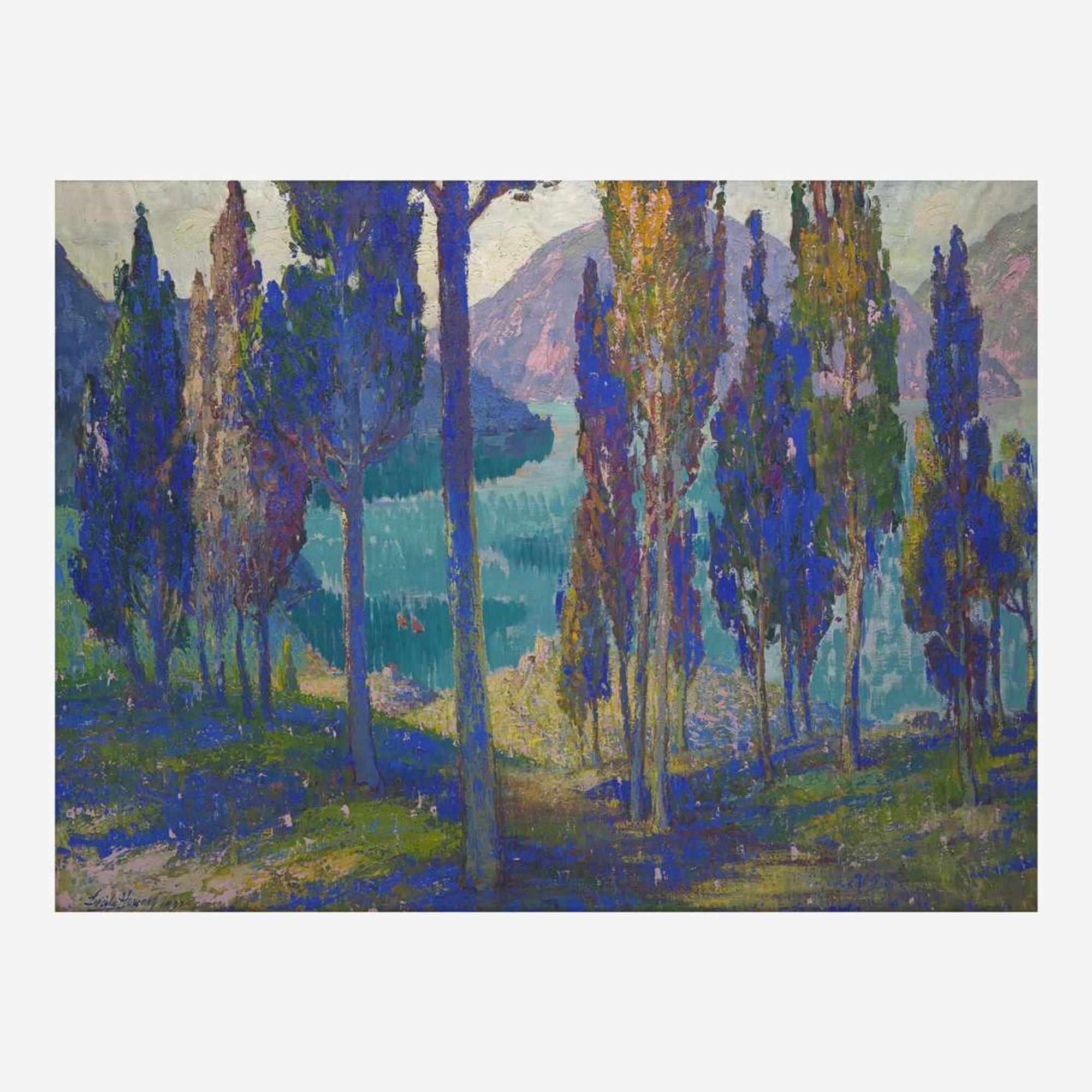 Edith Lucille Howard (American, 1885–1960) Cypresses of Garda, Italy