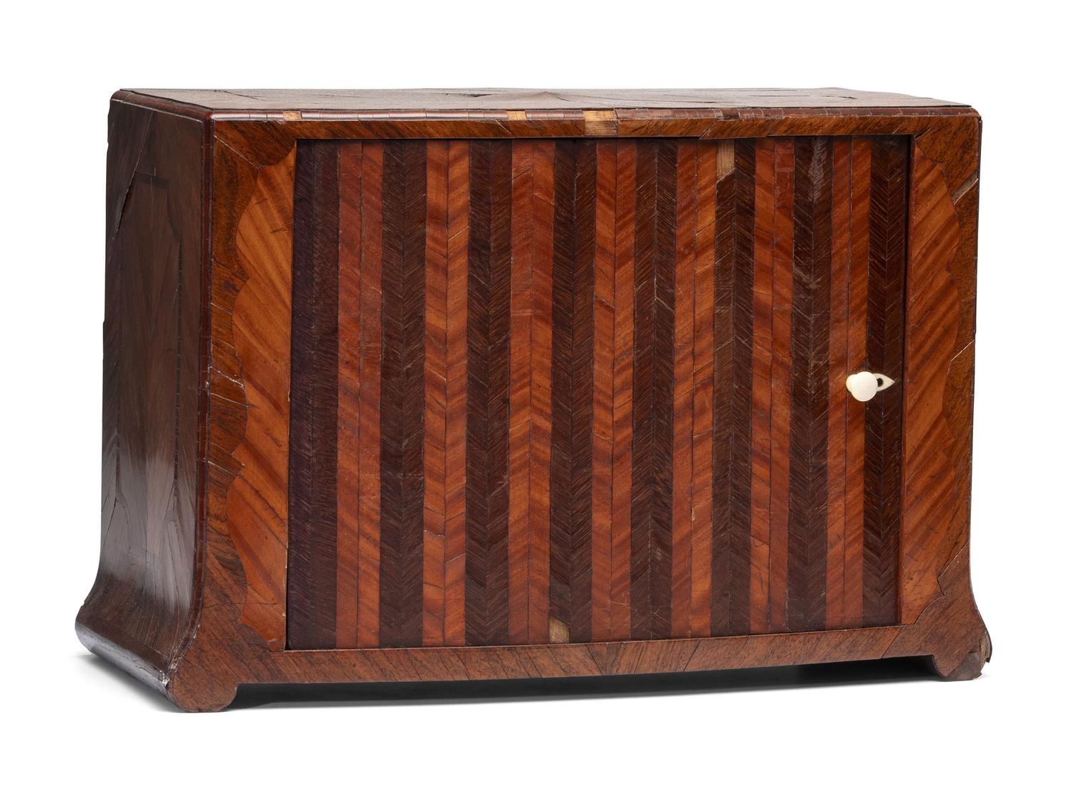 An American Mahogany Tambour Cabinet