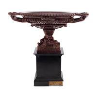 An Italian Carved Porphyry Tazza