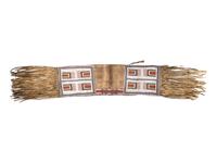 Cheyenne Beaded Buffalo Hide Saddle Bags