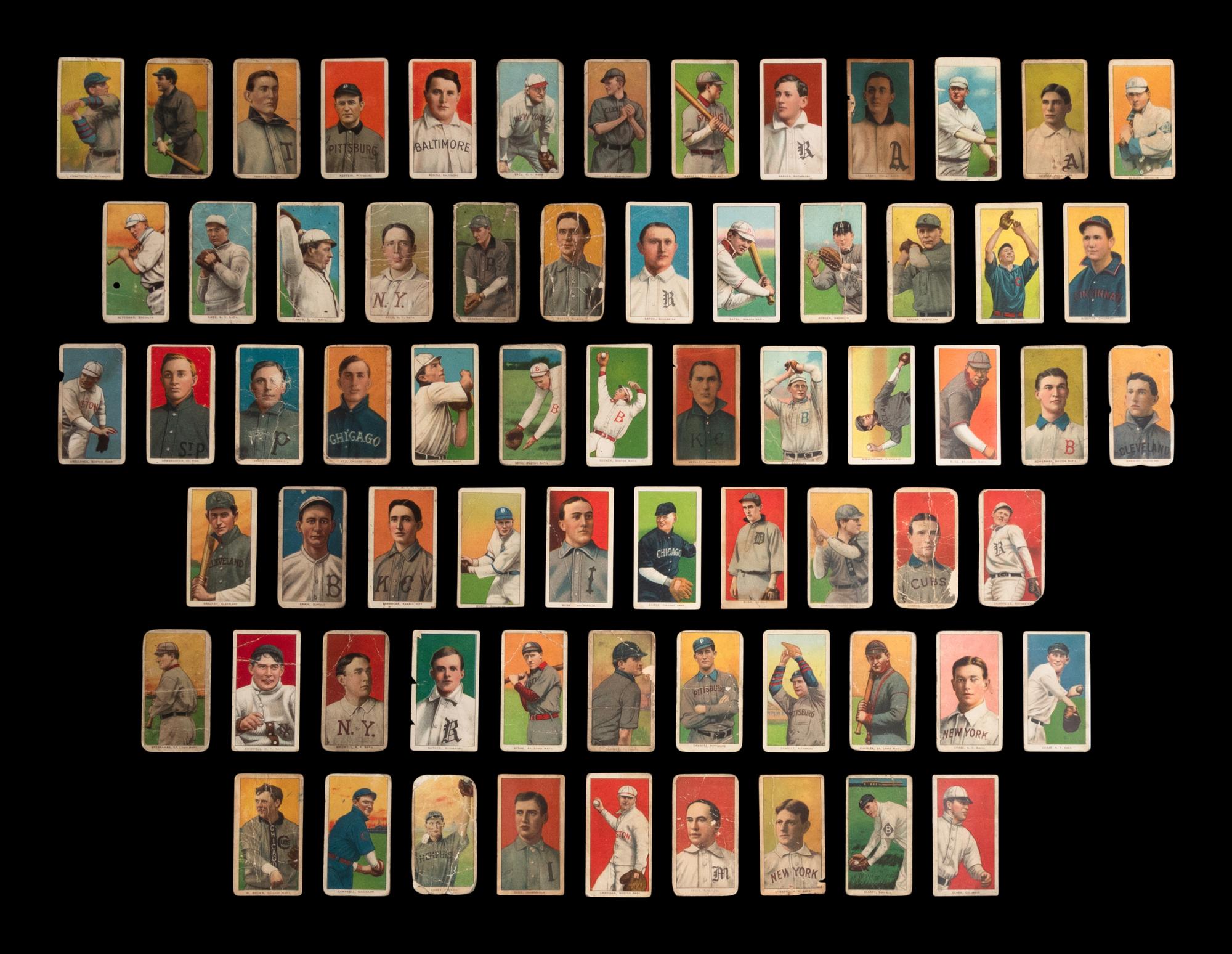 A Collection of Over 350 Assorted T206 Tobacco Baseball Cards