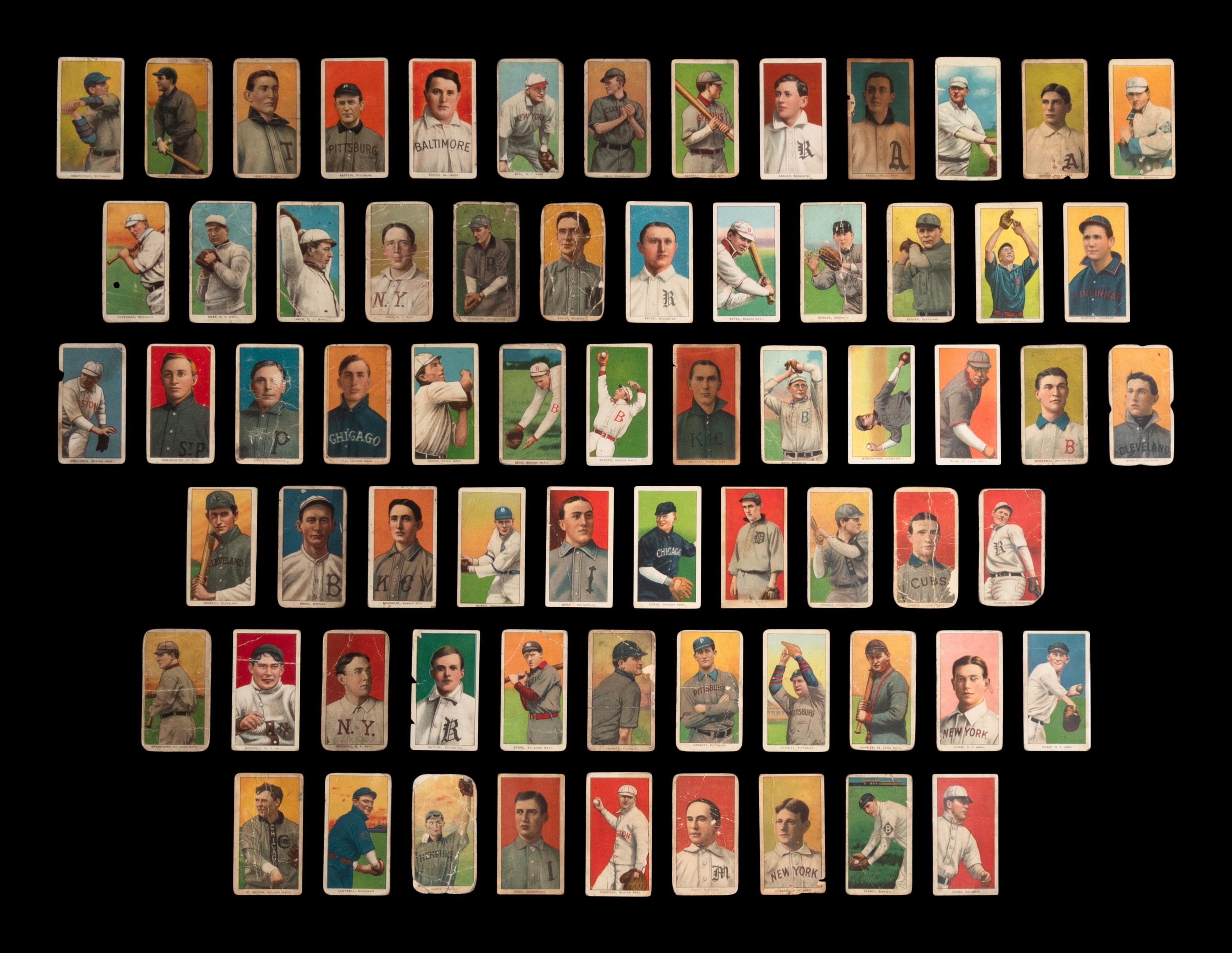 A Collection of Over 350 Assorted T206 Tobacco Baseball Cards