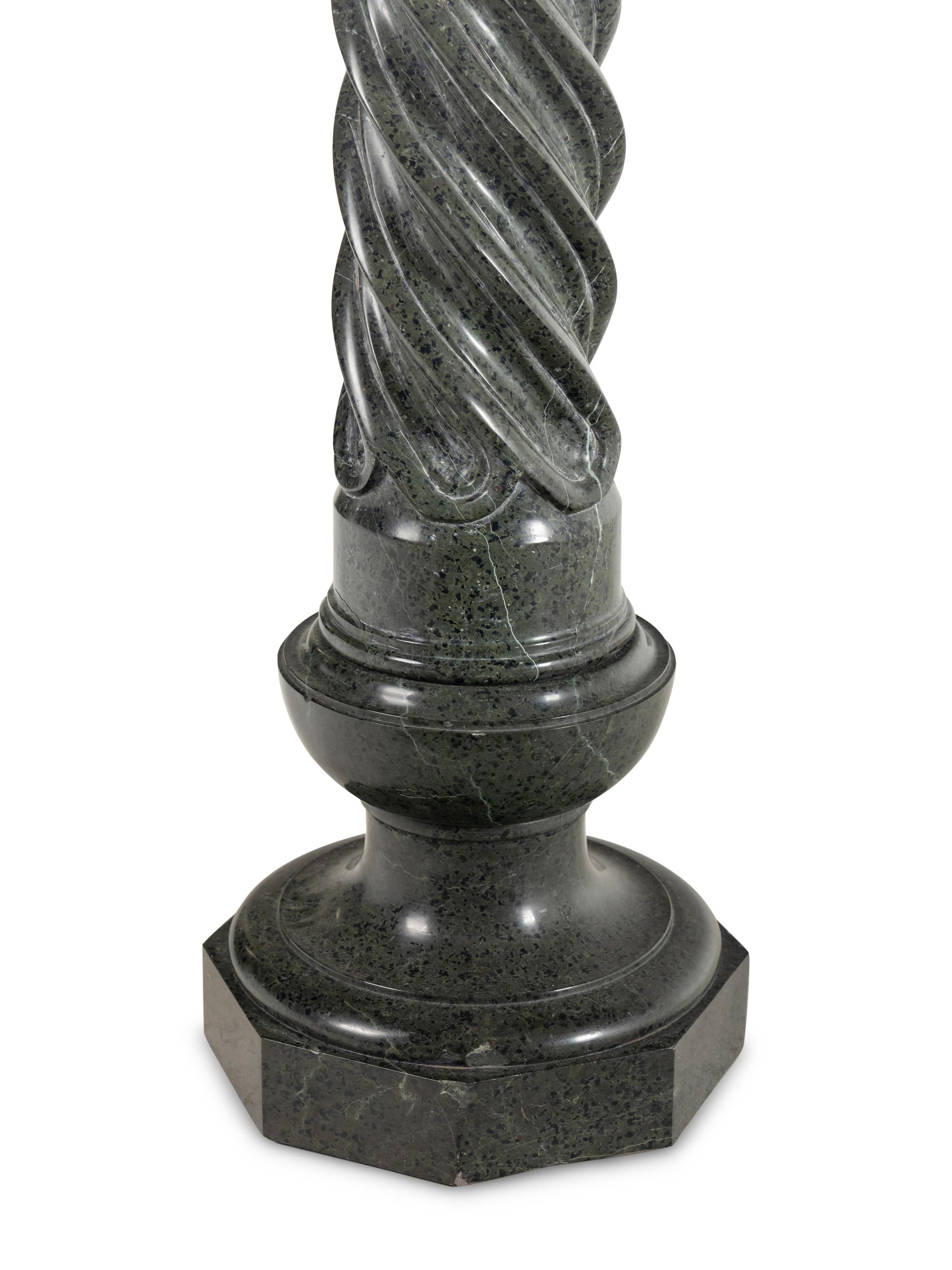 A Continental Marble Pedestal
