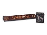 Two Chinese Lacquered Stationary Chests
