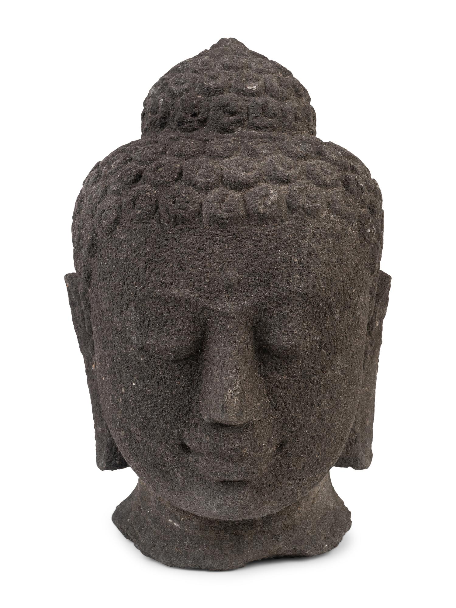 An Indonesian Volcanic Head of a Deity — BORA BORA, 20TH CENTURY