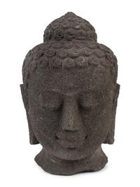 An Indonesian Volcanic Head of a Deity — BORA BORA, 20TH CENTURY